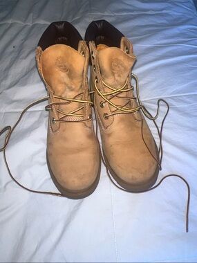 Timberland Wheat Lace-Up Work Boots